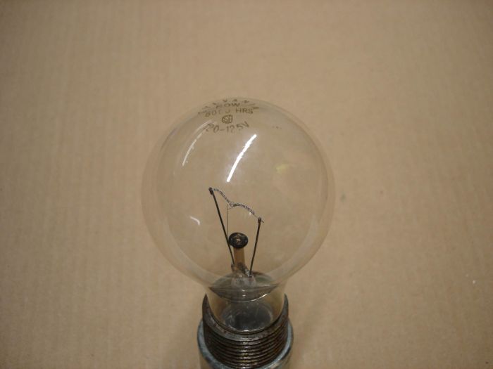 Sylvania 60W
A Sylvania 60W clear 6000 hour incandescent lamp.

Lamp shape: A19

Voltage: 120 - 125V

Filament: C-6 supported

Current: 0.46A

Base: Medium E26 brass
