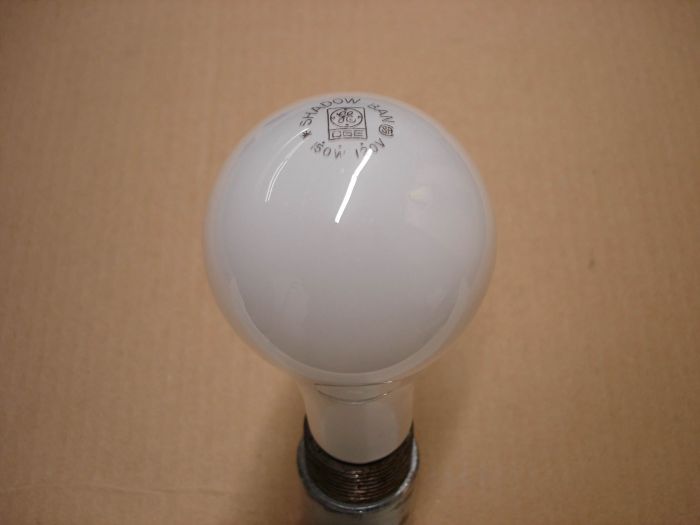 CGE 150W
Here is a Canadian General Electric 150W Shadow Ban incandescent lamp.

Made in: Canada

Manufactured: Circa 1980's?

Lamp shape: A21 Long neck

Voltage: 120V

Filament: CC-8 Supported

Current: 1.24A
