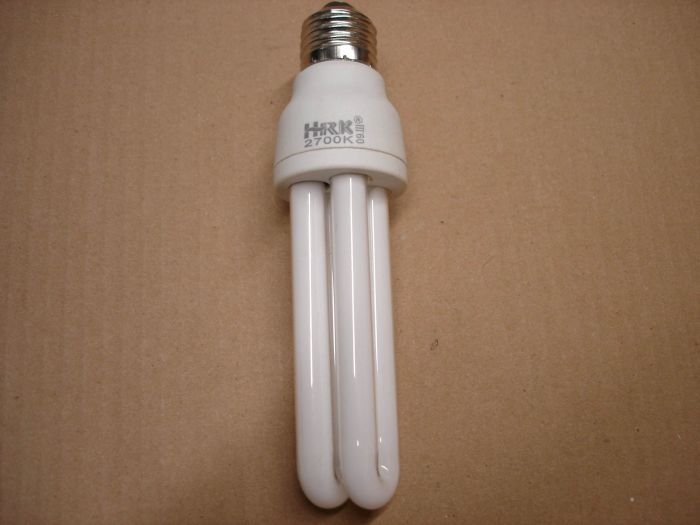 HRK 18W
An HRK 18W warm white compact fluorescent lamp.

Made in: China

Colour temperature: 2700K

Shape: T4 Twin U tube
