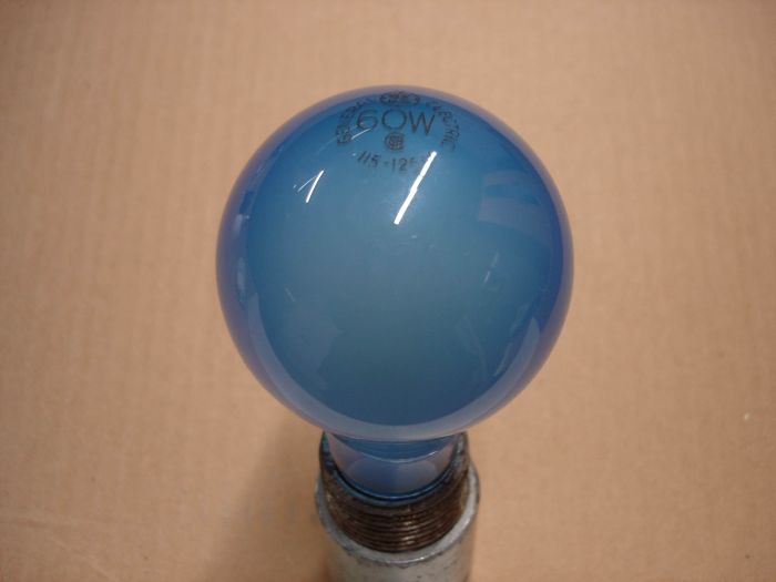GE 60W
Here's a GE 60W daylight incandescent lamp.

Lamp shape: A19

Voltage: 115 - 125V

Current: 0.52A

Filament: CC-6

Lamp life: 1000 hours


