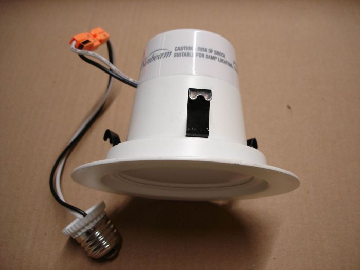 Sunbeam 12W LED
Here is a Sunbeam 12W LED warm white recessed retrofit down light.

Manufactured: November 2014

Colour temperature: 3000K

Lamp life: 35,000 hours

Current: 110 mA

Voltage: 120V

Lumens: 650

CRI: 96
