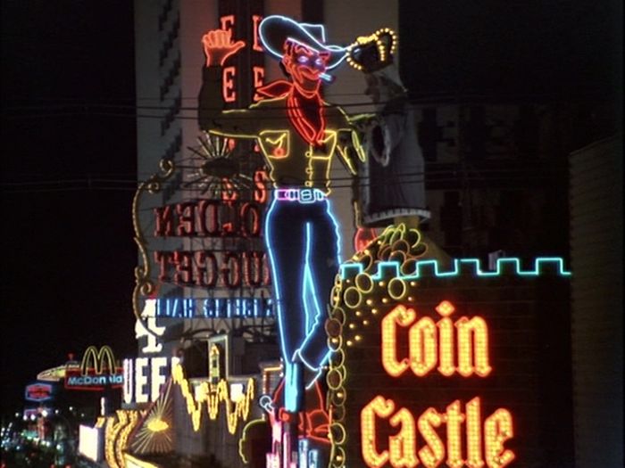 Vegas Vic Neon Sign
Time index: 21:59

Location: Pioneer Club Las Vegas, 25 East Fremont Street, Las Vegas, NV, USA
