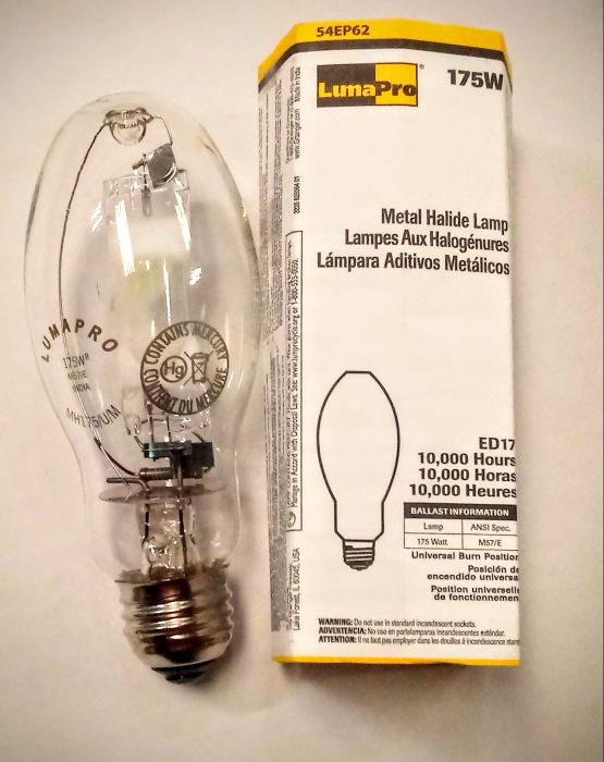 Luma Pro MH
175w cram lamp. Made in India
