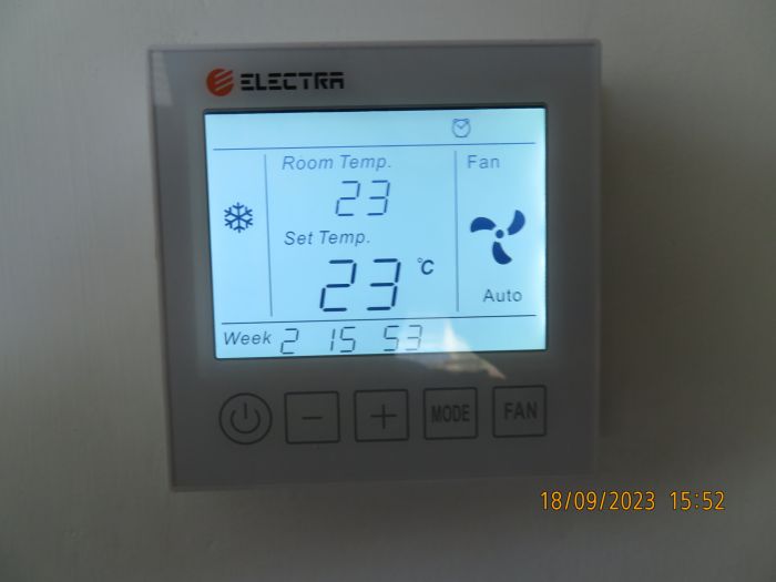 The control panel of the central A/C inside our room
[img]https://i.postimg.cc/k4GJZKcV/IMG-7182.jpg[/img]

The A/C was made here in Israel by Electra.
