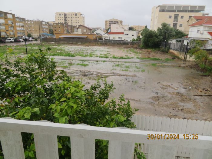 Flooding at Kiryat Ata
There are several days of heavy rains. I now went to the washing machine room to see that my area being flooded.
