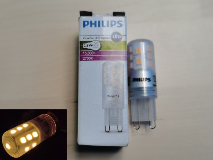 Keywords: Philips dimmable capsule G9