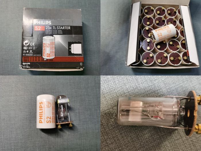 A box of Philips S2 starters
中文：一个网友寄给我的，这个应该是90年代产品了
English: A netizen sent it to me, this should be a 90s product
