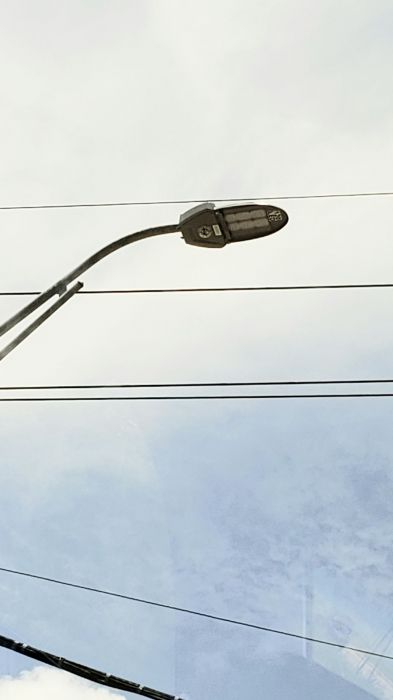 Trastar Duralight DURA-ST Series 120w LED streetlight
Picture taken on June 21, 2019.

Just recently installed, at a intersection where road work is present.
Keywords: American_Streetlights
