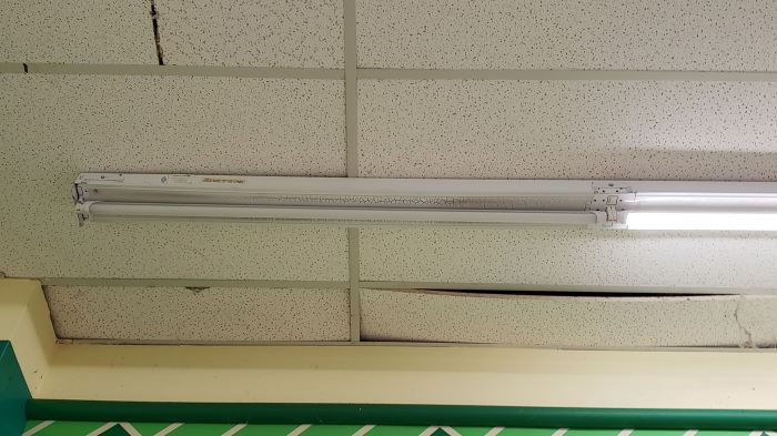 Dead LED tube
Picture taken on July 7, 2019.

Yep, piece of crap these retrofits are!
