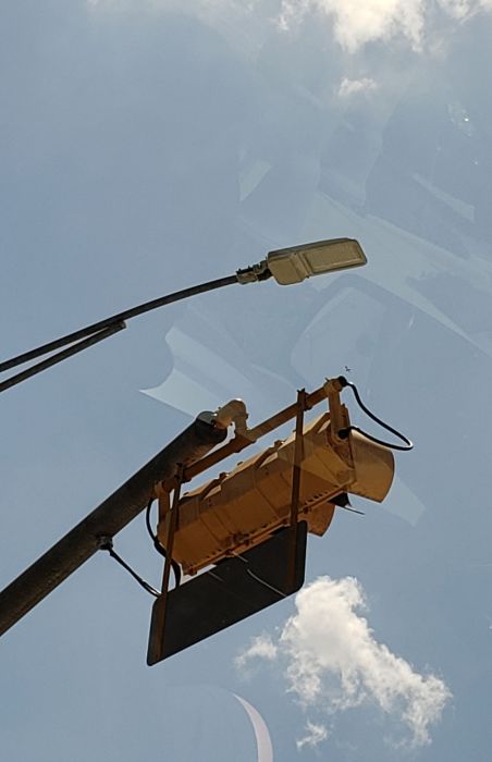 Trastar Duralight JXM-ST Series LED streetlight 
Picture taken Aug 11, 2019

At the same intersection as the traffic lights.
Keywords: American_Streetlights