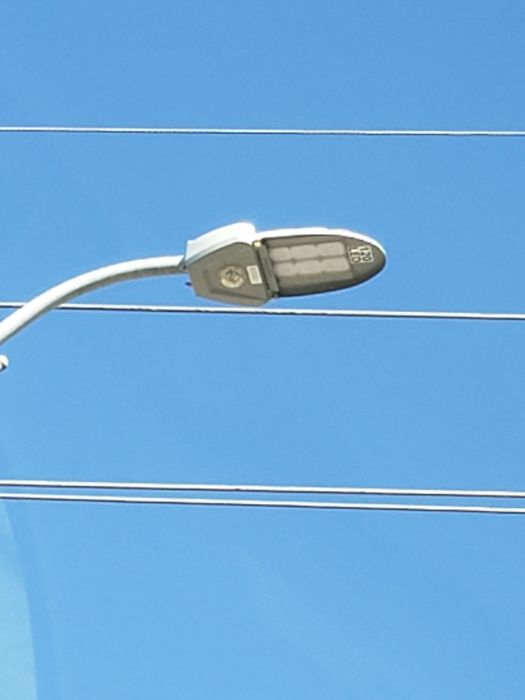 Trastar Duralight DURA-ST Series 120w LED streetlight
Picture taken on Nov 10, 2019

This is kind of a close up pic of this fixture.


Keywords: American_Streetlights