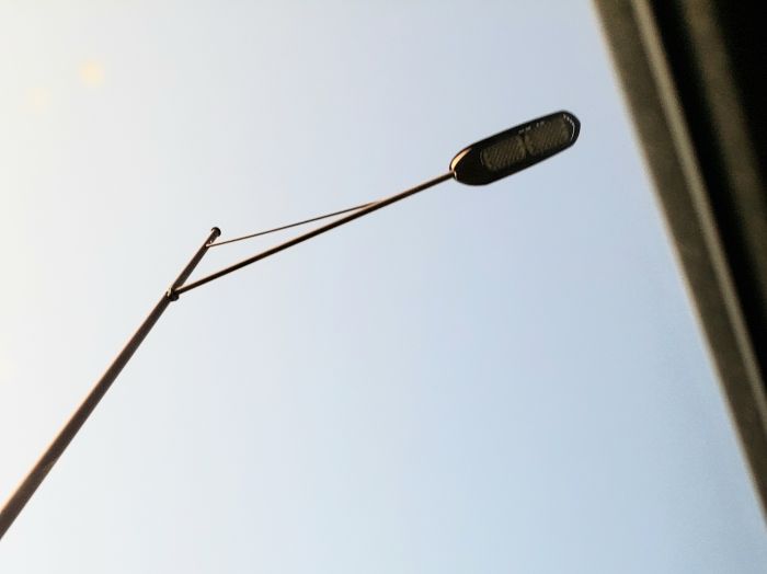 Philips Lumec Roadstar GPLM LED streetlight
Picture taken on November, 30 2019 

At a nearby shopping center, near the Grand Parkway.
Keywords: American_Streetlights