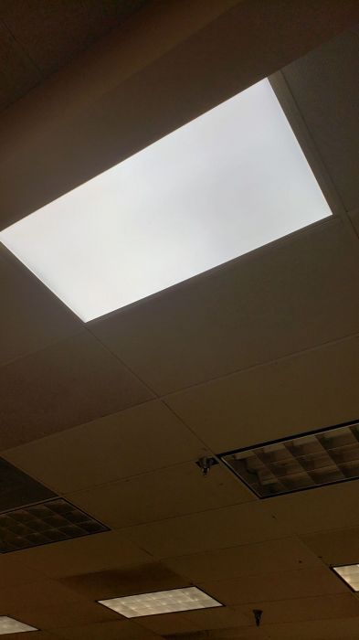 Welp, here we go...
Well, this ReStore is planning on putting these crap LED panels that originally replaced the F32T8 troffers. Just disgusting.... 
Keywords: Lit_Lighting