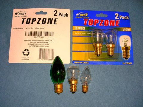 European Based Bulbs
15 watt, 120 volt lamps that have a base that is between candelabra and intermediate. 
Keywords: Lamps