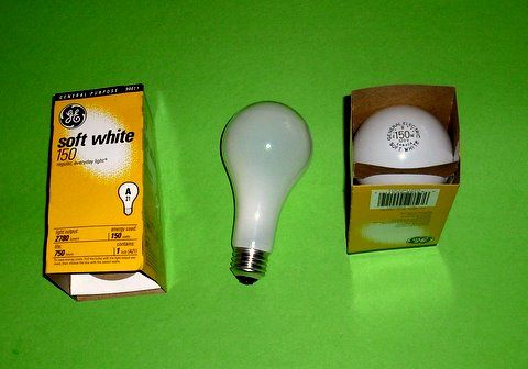 GE 150w Made in Canada
I got these at an independent 99c store in Glendora, CA
Keywords: Lamps