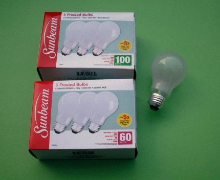 Sunbeam China Bulbs
Called "Rough Service" now in 3-packs at Dollar Tree.
Keywords: Lamps