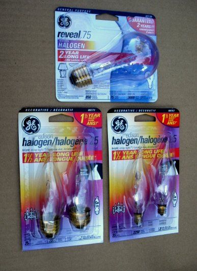 GE Halogens
Got these at 99cents only
Keywords: Lamps