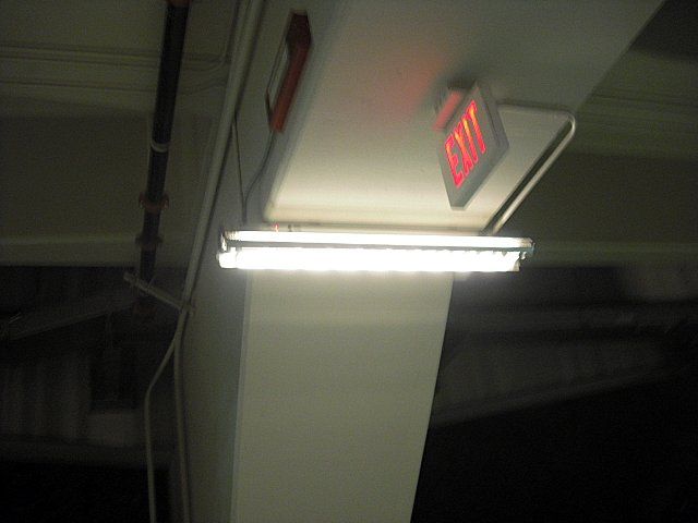 Emergency Lighting
Bodine battery backup for fluorescent lights. On LV Monorail station
Keywords: Gear