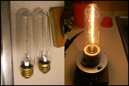 Older GE 25 Watt Tubular Bulbs
Vintage (around 1950?) 25 watt tubular GE bulbs with brass bases
Keywords: Lamps
