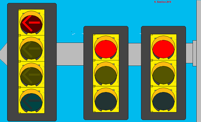 Traffic Signal Animations - Four Section Flashing Yellow Arrow Signal - Gallery of Lights Traffic Signal Animations - Four Section Flashing Yellow Arrow Signal - Gallery of Lights