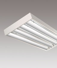 Gaash Phantalight Concentra T5 low bay fixture for 4 T5 HO/HE
This fixture used as an energy saving alternative to HID lowbays.
Gaash lighting replaced all of their HID lowbays that have 400W american probestart MH lamps in their factory, to these fixtures with 4x28W T5 HE lamps and despite that each fixture consume only 112W, they saved a lot of their electricity expenses, while the light in the factory was increased.
Keywords: Indoor_Fixtures
