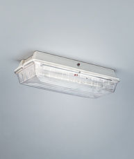 Gaash Barak 100 commercial emergency lighting
Here is a picture from Gaash lighting website of their Barak 100 commercial emergency lighting.
It uses a heavy duty Ni-Cd battery, have 1 or 2 F8T5 lamps of various operation configuration and a prismatic polycarbonate bowl.
Keywords: Indoor_Fixtures
