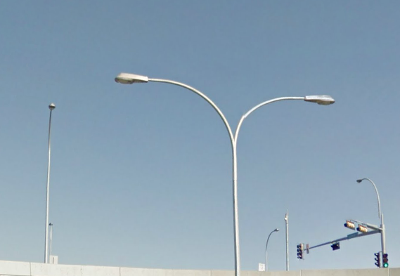 Is anyone able to identify these lights? 
These are on the Trans-Canada in Edmonton im not sure what lights these are 
Keywords: American_Streetlights