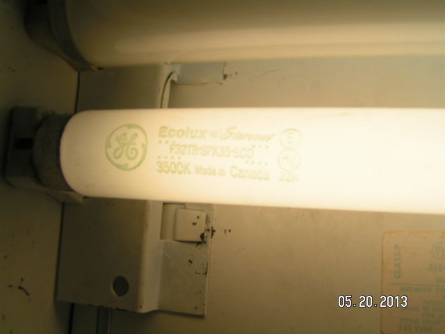 GE Ecolux F32T8/SPX35
Found along with the Mainlighters yesterday.
Keywords: Lit_Lighting