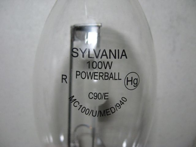 Sylvania Metalarc PowerBall 100 watt metal halide etch
Information on the Sylvania 100 watt Powerball metal halide
Keywords: Lamps