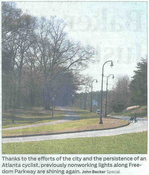 AJC - Take to Task: Second round of light fixes
Published at Metro Section, page B2 from The Atlanta Journal-Constitution - Friday, April 23, 2010.

Article is shown at [url=http://www.galleryoflights.org/mb/index.php?topic=43.0]AJC - Take to Task: Path Lights not Working[/url].
Keywords: American_Streetlights