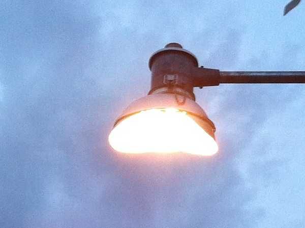 GE Form 110SO
GE Form 110SO "moon crescent" back in service for area lighting.  (This was the last incandescent lamp on the streets of Mt. Kisco, NY.)
Keywords: American_Streetlights
