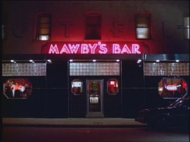 "Mawby's Bar" Neon Sign
Time index: 32:29
Keywords: Lights_Camera_Action