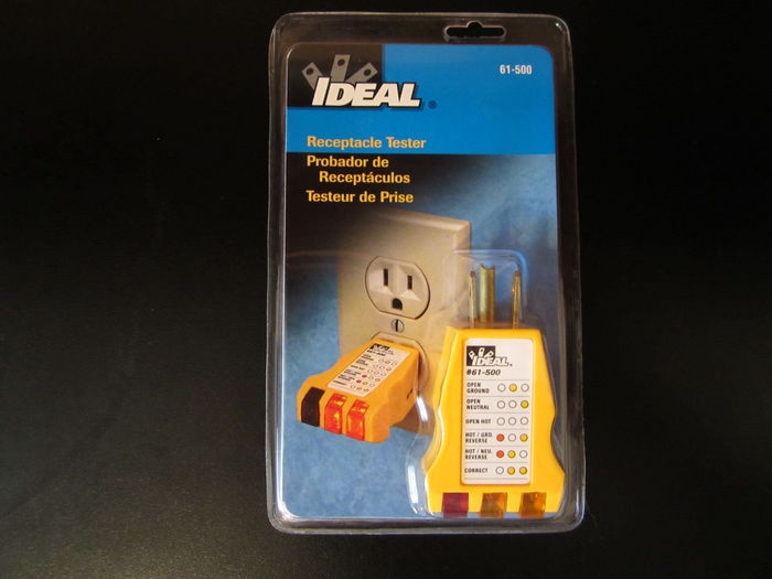 Ideal Receptacle Tester
gailgrove, right after reading your comment to buy one of these, I got in my car and went to lowes and bought one. It was $4.37. Very cheap. I've seen these before but I didn't think to buy one. It's a very good investment. Thanks.
Keywords: Miscellaneous