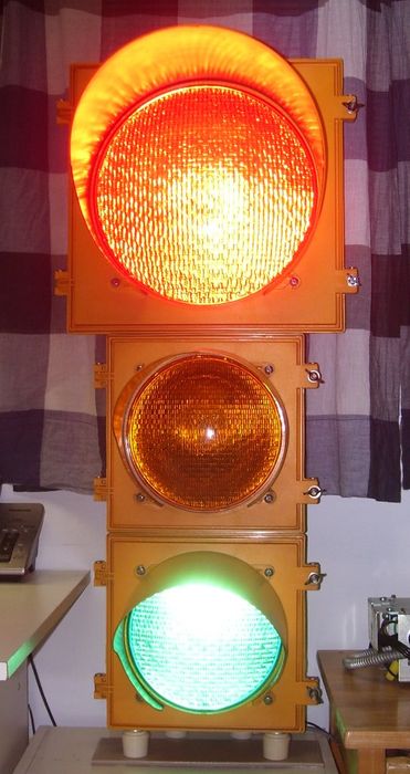 Merry Christmas! 
Here's my traffic signal lit up for the occasion. 
Keywords: Lit_Lighting