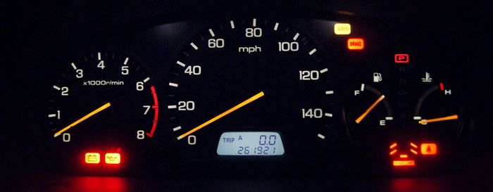 2000 Honda Accord Instrument Cluster
illuminated instrument cluster on our 2000 Honda Accord,nothing special or especially bright.
Keywords: Miscellaneous