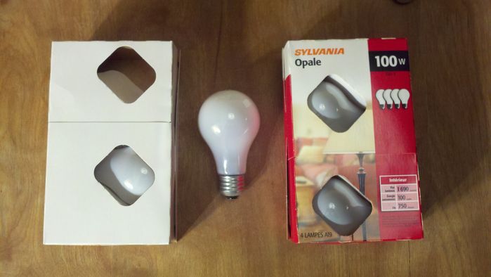 These bulbs are no more!
As I type this, the ban on 100w incandescent bulbs takes effect. Unreal! My mom very nicely bought me these in Florida as 100w bulbs have already been banned in CA for a year.
Keywords: Lamps