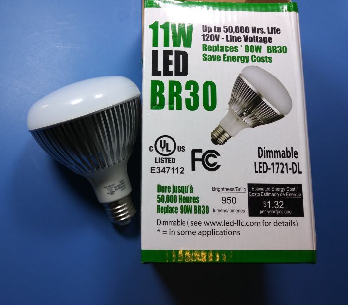 Light Efficient Design 11w LED Floodlight
Got this bulb over a year ago.
Keywords: Lamps
