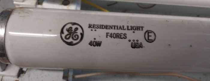 GE Residential Light F40T12
I have a lot of these for some reason.
Keywords: Lamps