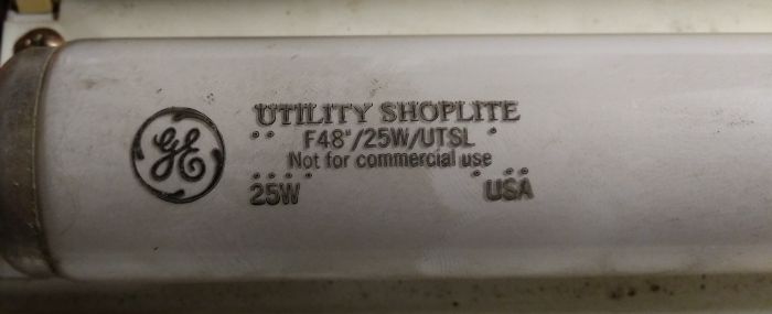 GE Utility ShopLite F40T12
Keywords: Lamps