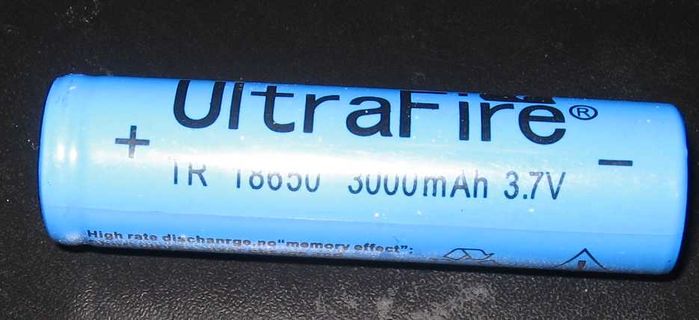 UltraFire TR 18650 LI-Ion Battery
I have two of these 
They came with a China made CREE LED flashlight that I bought off of eBay
Keywords: Gear