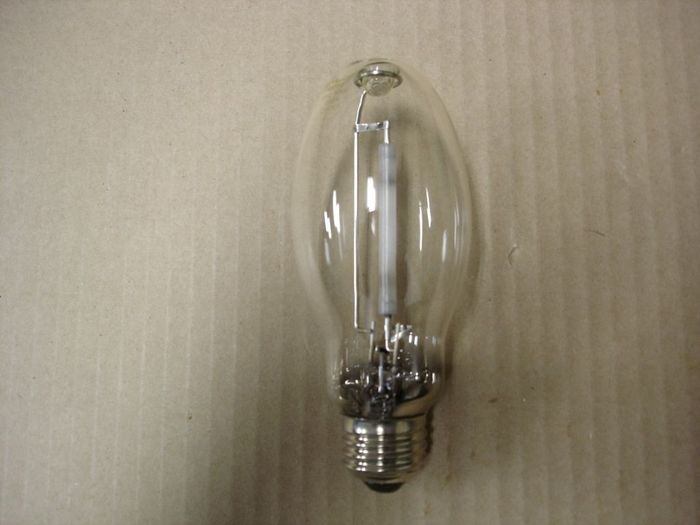 Chinese 70W HPS
Here is a clear 70W HPS lamp made in China for Cooper Lighting.

Manufacture date: Sept. 2004
Base: Medium E26 
Lamp shape: B17
Made in: China
Lamp life: 24000 hours
Ballast: S62
Arc tube volts: 52V
Keywords: Lamps