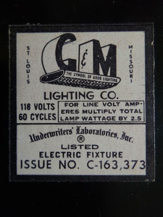 Label on G&M Lighting Strip light
this is the label on my light
Keywords: Indoor_Fixtures