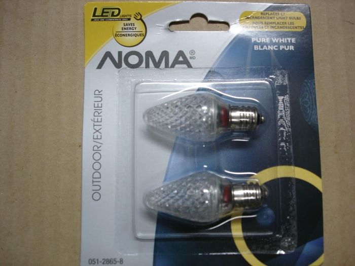 NOMA LED Retrofit Bulbs
Here's a pack of NOMA LED C7 retrofit bulbs for Christmas light strings.

Made in: China

Keywords: Lamps