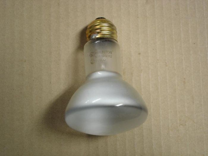 GE Reflector Flood
Here is a GE 50W reflector flood lamp,ideal  for recessed lighting.
Voltage: 120V
Date: Oct. 2002
Lamp life: 2000 hours
Filament: CC-6
Lamp shape: R20
Made in: USA
Base: Medium E26

Keywords: Lamps
