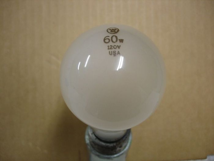 Westinghouse 60W
Here's a 60W Westy incandescent lamp.
Voltage: 120V
Filament: CC-6
Lamp shape: A19
Made in: USA
Base: Medium (E26)
Keywords: Lamps