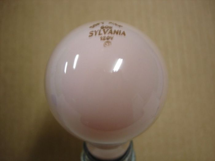 Sylvania Soft Pink
Here's a Sylvania 60W Soft Pink incandescent lamp.
Keywords: Lamps
