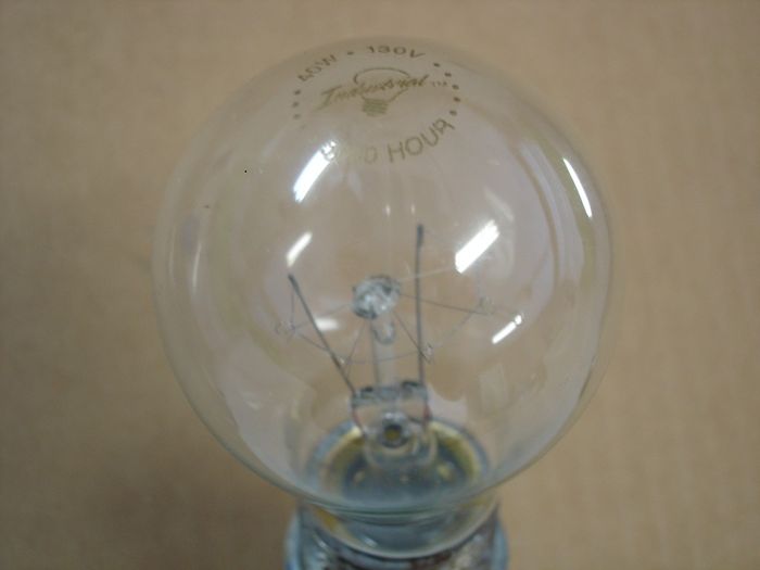 Industrial 40W
Here's an Industrial clear 40W long life bulb that comes with table lamps etc. that Winner's stores carry.
Voltage: 130V
Current: 0.28A
Lamp life: 5000 hours
Filament: C-9
Lamp shape: A19
Base: Medium E26 Brass
Keywords: Lamps