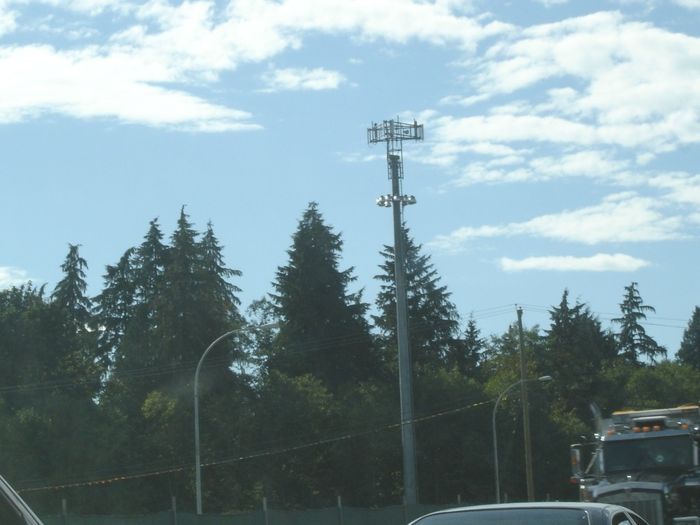 High Mast Lighting
Here's a pic of one of several existing shorter high mast / cell tower installations.
Keywords: American_Streetlights