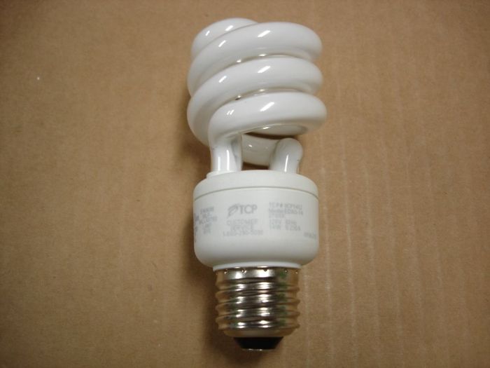 TCP 14W CFL
Here is the 14W Technical Consumer Products warm white CFL that I got from Michael.
Keywords: Lamps