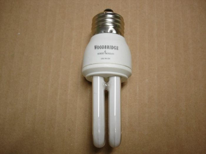 Woodbridge 7W CFL
Here's a Woodbridge 7W daylight compact fluorescent lamp.
Keywords: Lamps